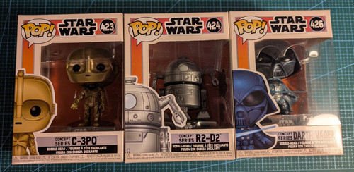 Funko pop star wars - x3,