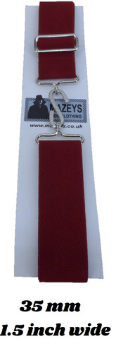 Retro unisex 70s - burgundy, one