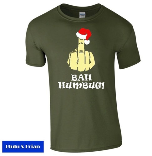 Bah humbug christmas shirt - bah,