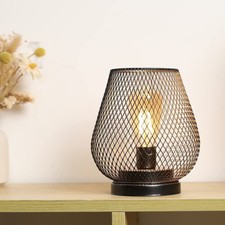Table Lamp Metal Cage LED