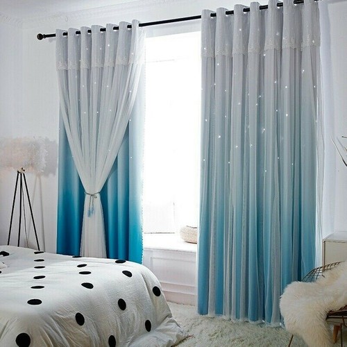 1pc double layer - double, blackout