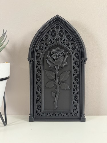 Gothic rose wall frame - gothic,
