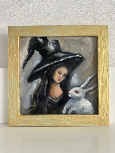 Original oil painting portrait - painting,