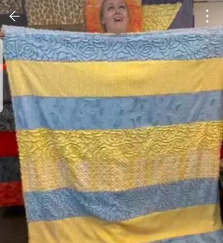 Sew sweet minky blanket - sweet,