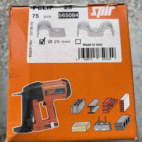 Spit 565084 grey single clip - spit,