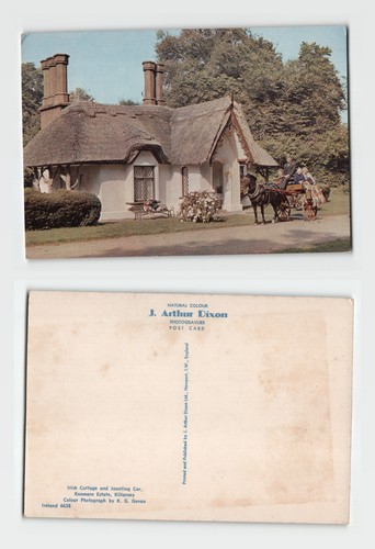 Postcard irish cottage and - postcard,
