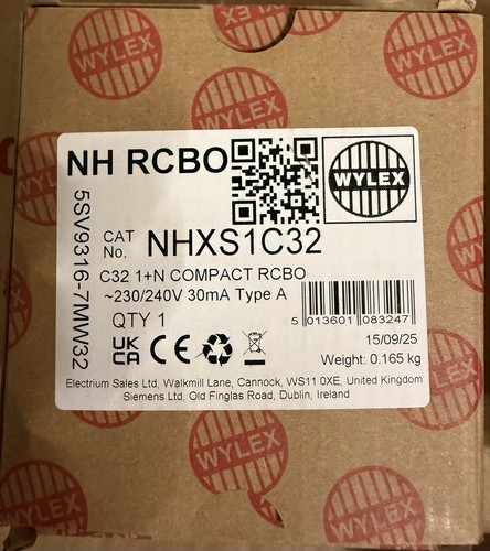Wylex c32 compact nhxs1c32 - compact,