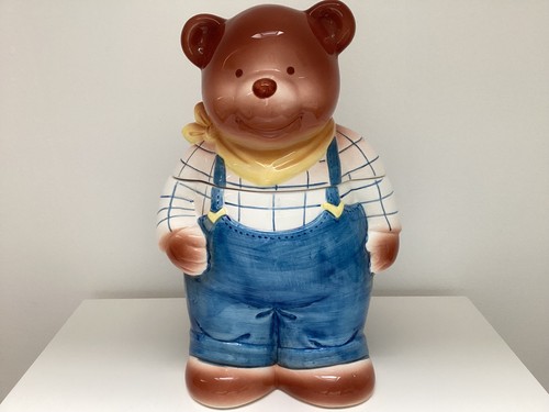 Vintage 1990s ceramic teddy - vintage,