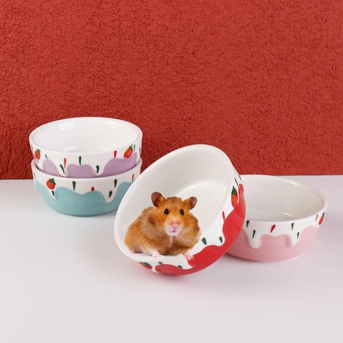 1pc ceramic hamster - bowl, small