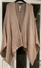 M&S Ladies Cape Wrap Shawl Sequinned BNWOT One Size. Pink