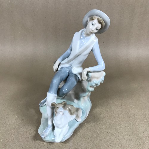 Lladro shepherd boy with - lladro,