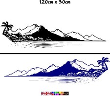 Mountain Beach Scene For