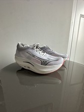 UK 7/ EUR 40.5  Mizuno Wave Rebellion Pro 2 Womens Running White Carbon Trainers