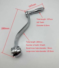 Milling machine teeth type - 9-teeth,