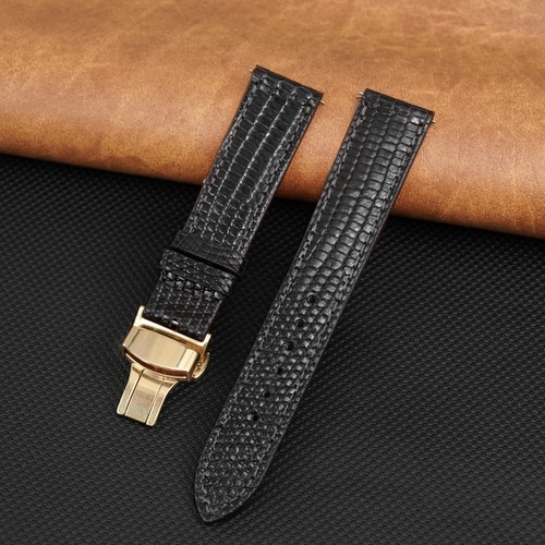 Lizard leather watch strap - watch, men