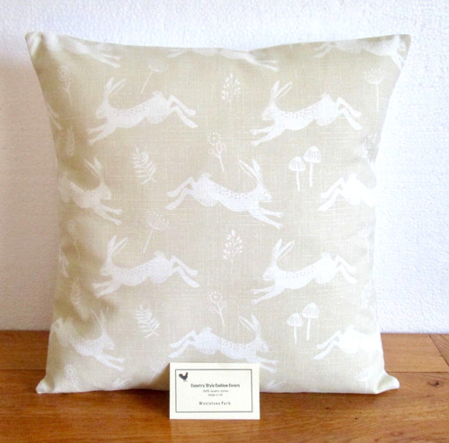 Cushion covers jump hares - covers,