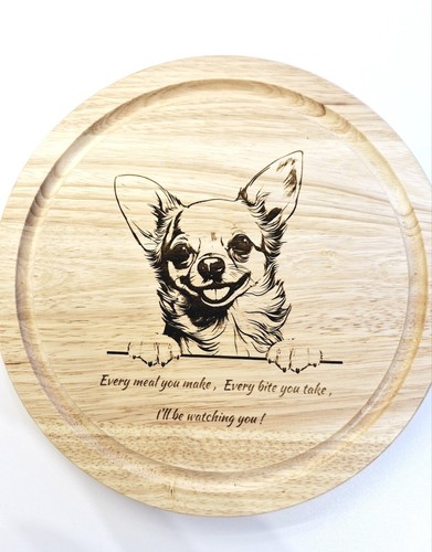 Chihuahua dog chopping board - dog,