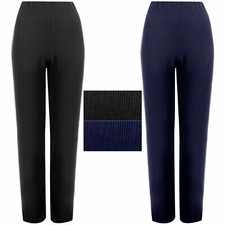 Ladies straight leg trousers - straight,