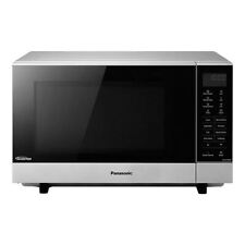 Panasonic NNSF464MBPQ 1000W Flatbed Solo Microwave in Black & Silver