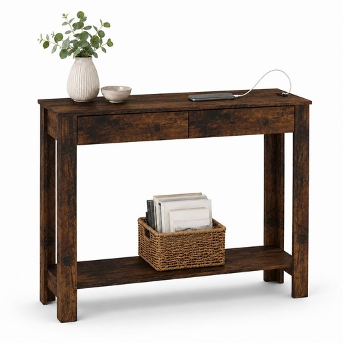 Narrow hallway console table - narrow,