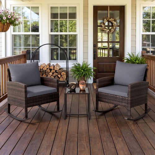 Pieces wicker rocking - pieces,