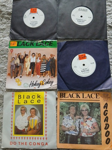 Black lace singles - ,