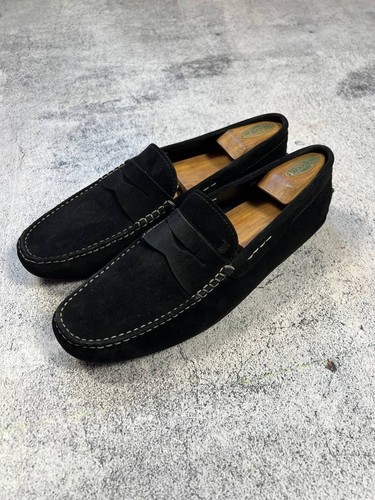 Tod black suede leather - tod`s,