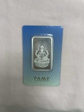 1oz Silver Bar Pamp, Faith Lakshmi in sealed Assay card.