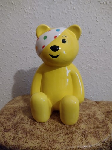 Money box ceramic pudsey - money, bear