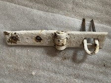 Old Extra Heavy Duty Steal Concealed Safety Hasp Staple Hinge Padlock Lock Latch