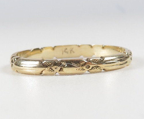 Antique art deco 14k yellow - 14k,