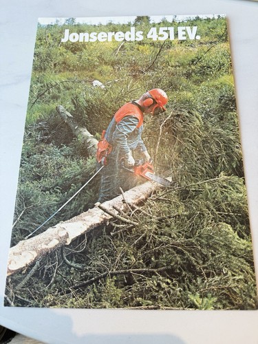 Jonsered chainsaw 451 brochure - jonsered,