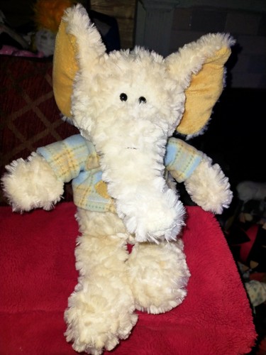 Plush elephant doorstop - doorstop, 14"