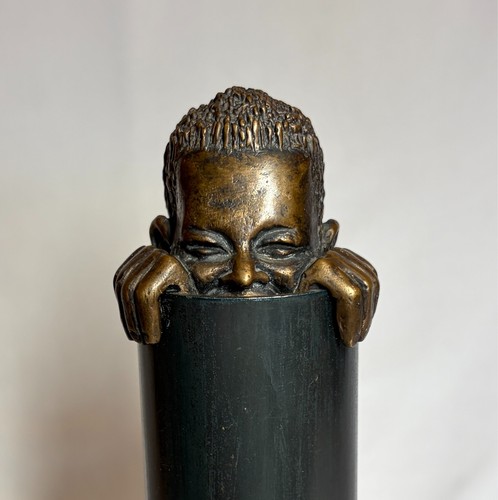 Unusual modern art bronze - unusual,