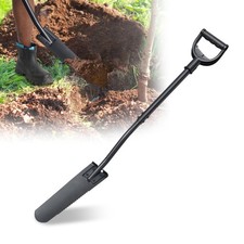Spade Shovel, 45 Trench Shovel with 14.5 Long Narrow Spade for Digging, Trenc...