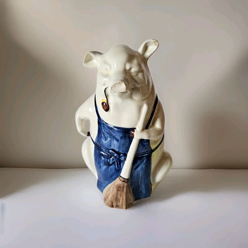 Rare majolica porcelain pig - rare,