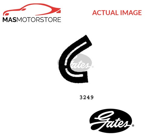 Radiator hose lower gates 3249 - hose,