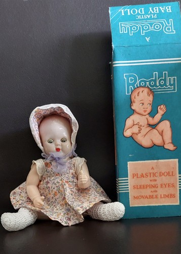 Vintage inch roddy doll in - 7",