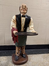 Vintage Fancy Butler Statue