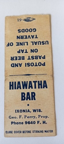 Hiawatha bar ixonia - bar, wisconsin