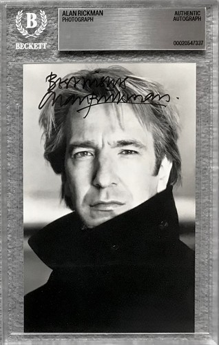 Alan rickman signed autograph - alan,