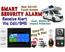 Motorhome Caravan 4G Remote Alarm Security System Phone Call/SMS Real Time Alert