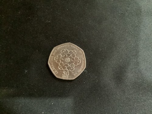 Rare 50p coin - 50p, celebrating
