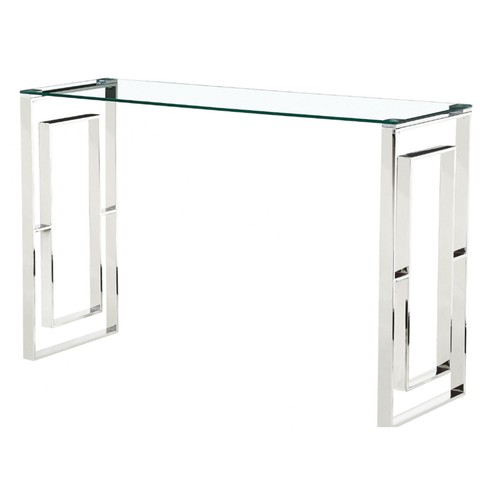 Clear glass console hall - clear,