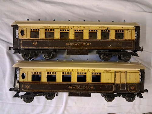 Hornby gauge pullman coaches - o,