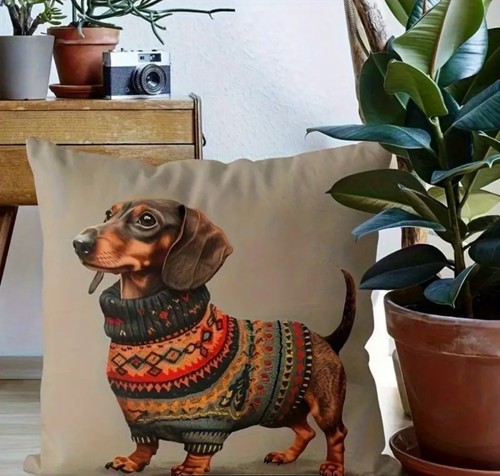 Fun super soft brown dachshund - soft,