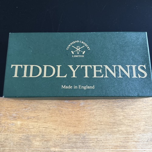 Tiddly tennis tiddlywinks - tennis,