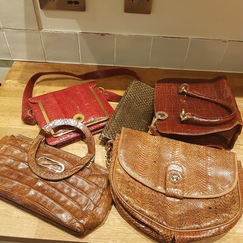 Vintage croc snake effect - vintage,