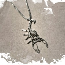 Filigree scorpion pendant - filigree,