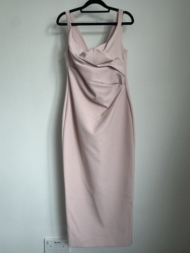 River island blush pink midi - blush,